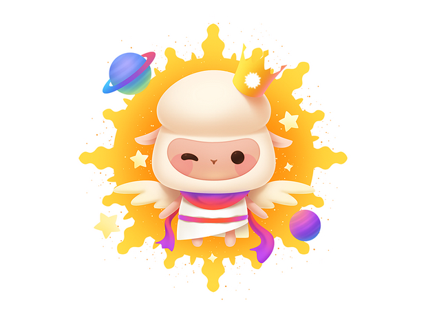 羊乜乜系列作品《十二星座》