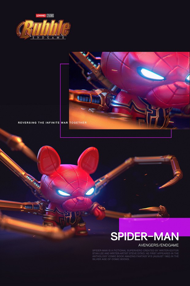 3D吉祥物：BUBBLE系列插画