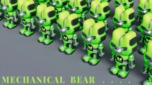 机械熊IP形象设计