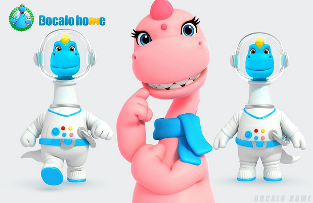 3D吉祥物：恐龙多彩IP第二弹