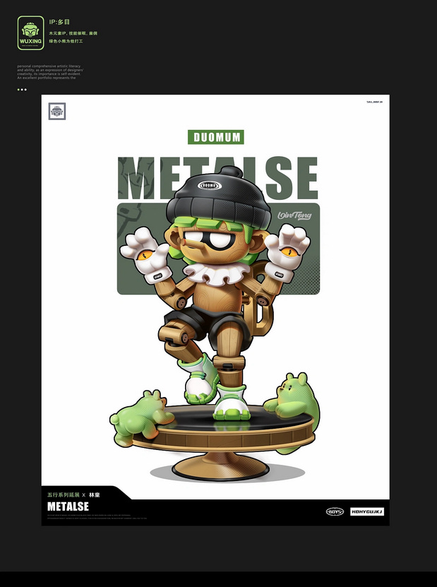 3D吉祥物：五行之IP形象设计