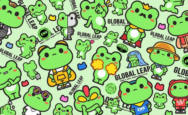 全球蛙IP设计Ewa