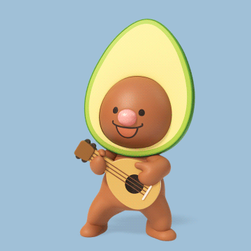 3D吉祥物：L.POINT X Avofriends