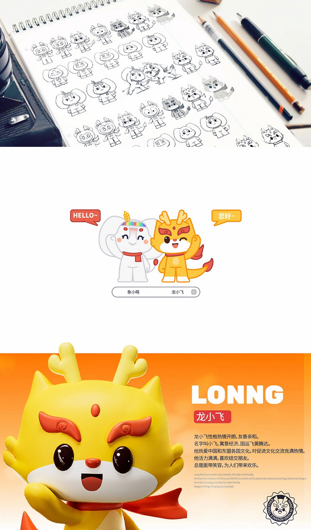 中国-东盟中心IP形象