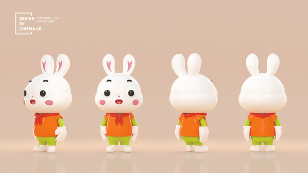 3D吉祥物：RABBIT MASCOT