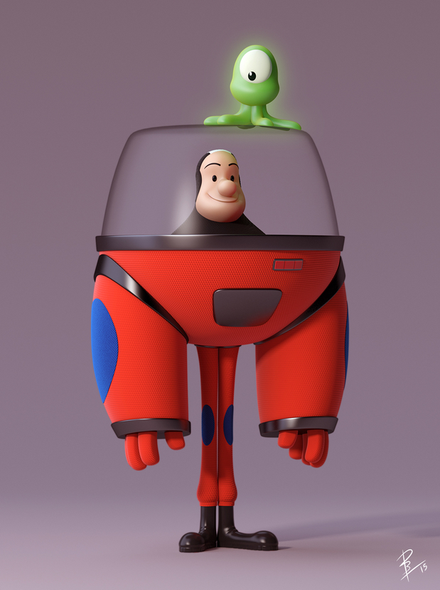 3D吉祥物：David Barrero作品集