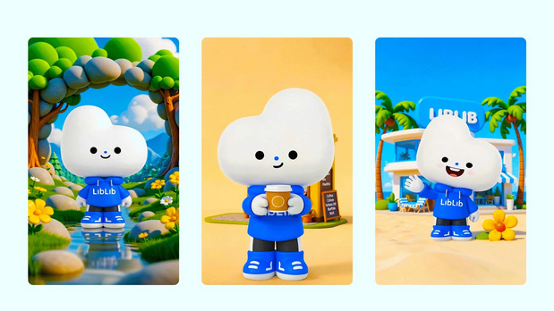 哩布哩布AI卡通IP形象 哩小布