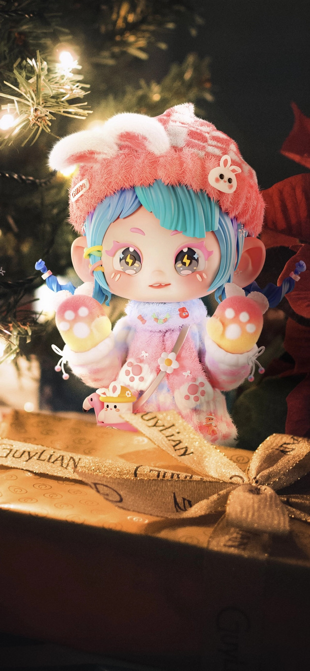 3D吉祥物：Aimee提前来过圣诞啦