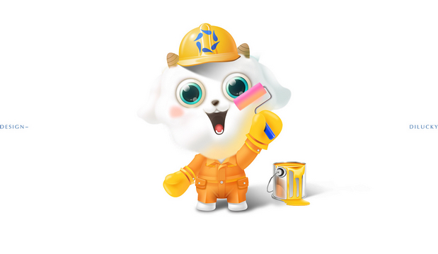 晨阳水漆吉祥物设计