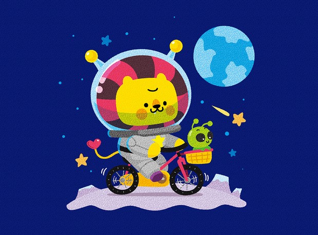 卡通吉祥物－小狮子