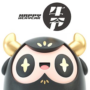 happy牛爷 牛年吉祥物设计 /><img fetchpriority=