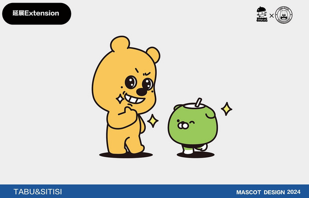 橡果果IP超市 塔布斯&提斯狗狗