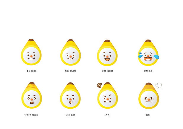 3D吉祥物：L.POINT X Avofriends