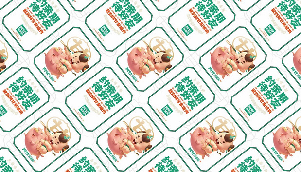 阿甘东坡肉IP形象设计