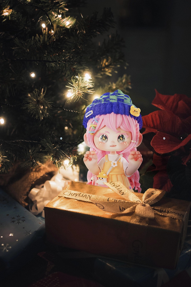 3D吉祥物：Aimee提前来过圣诞啦