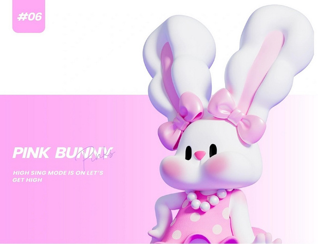 CLOUD BUNNY 3D可爱角色