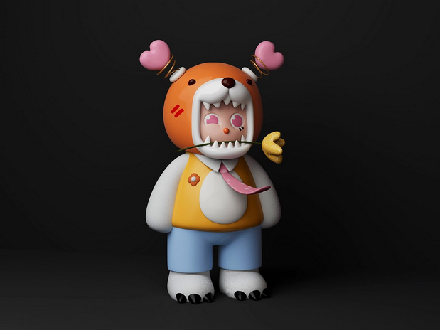 3D吉祥物：比哆熊|be doo bear