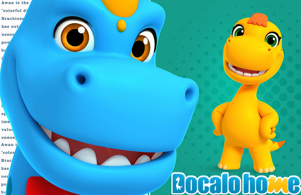3D吉祥物：恐龙多彩(Docalo home)