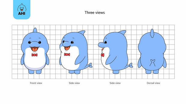 海豚Ahi品牌IP形象设计