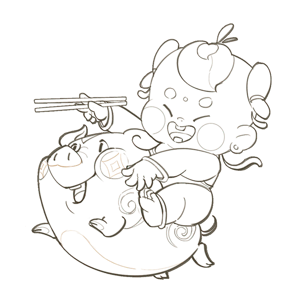 阿甘东坡肉IP形象设计