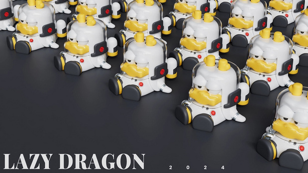 慵懒龙IP形象造型设计