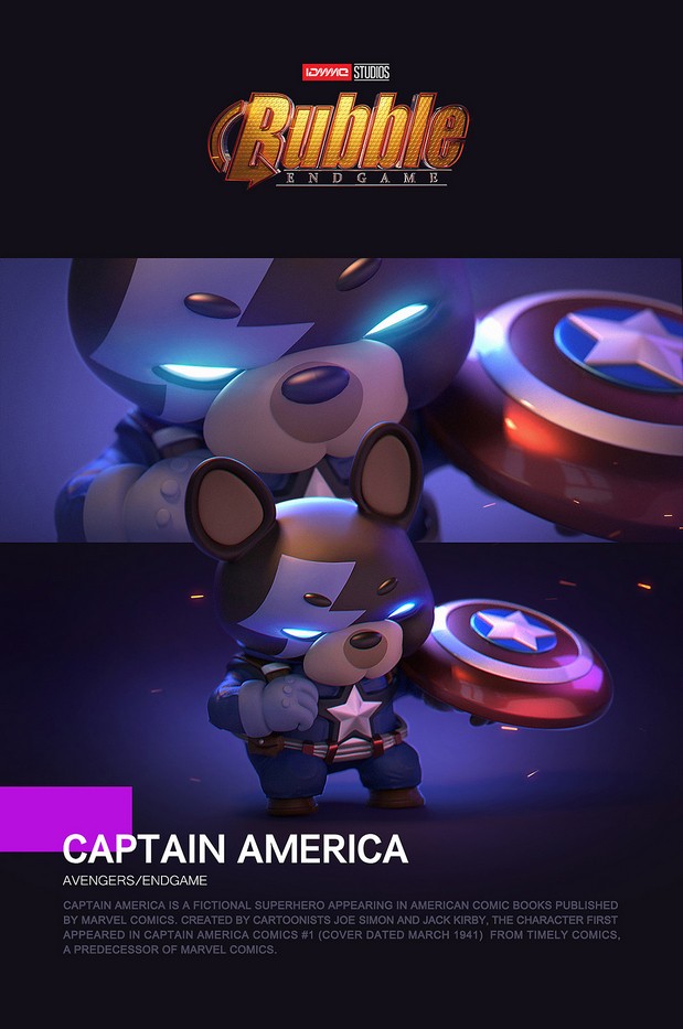 3D吉祥物：BUBBLE系列插画