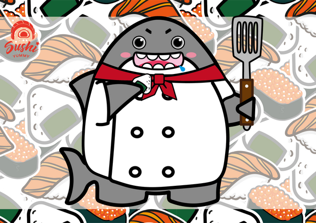 海鲜寿司行业原创IP形象设计