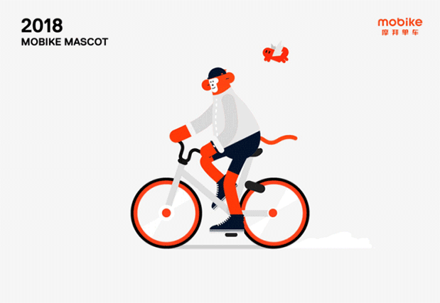 摩拜单车吉祥物来啦