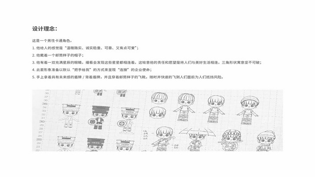 3D吉祥物：中邮保险IP形象设计_邮Me