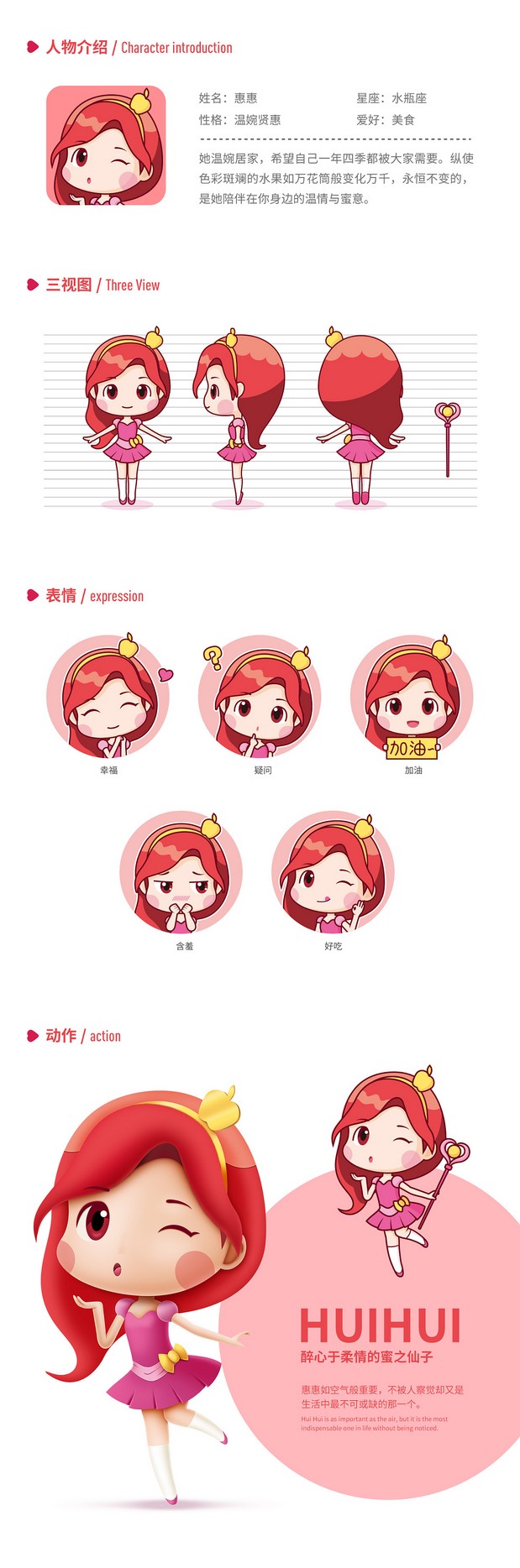 三妹真果品牌吉祥物设计