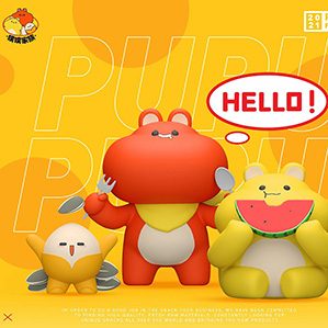 噗噗家族-零食品牌IP形象设计 /><img fetchpriority=