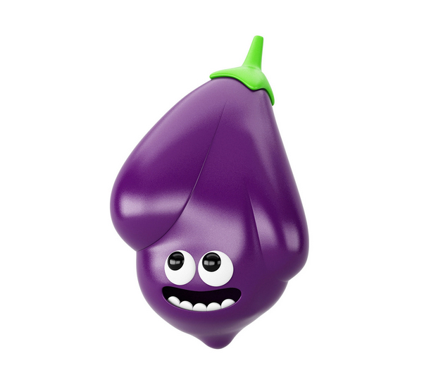 3D吉祥物：UGLY VEGETABLES