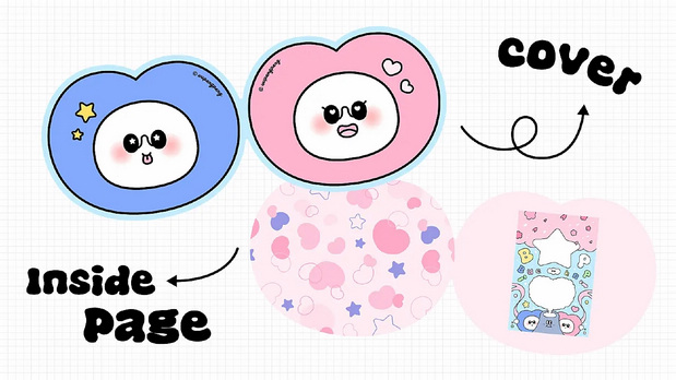 布布象与平平象-大头贴IP形象