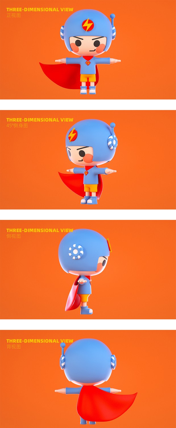 糖果队长品牌卡通IP形象