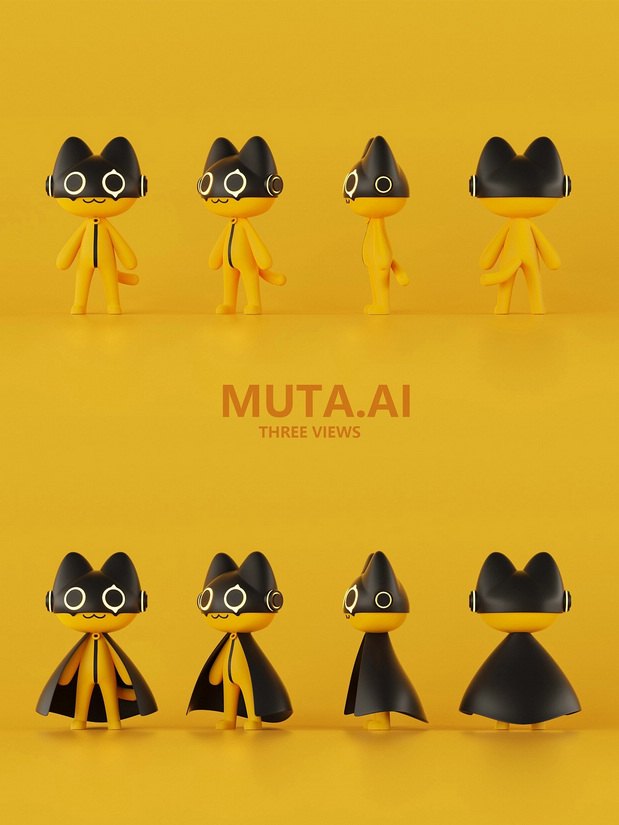 一只科技猫IP形象设计