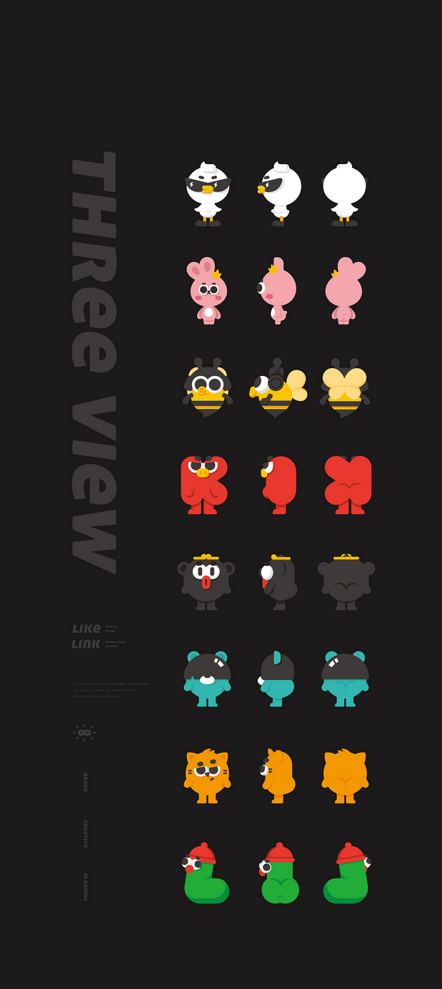 3D吉祥物：koool品牌IP潮玩 IP吉祥物家族