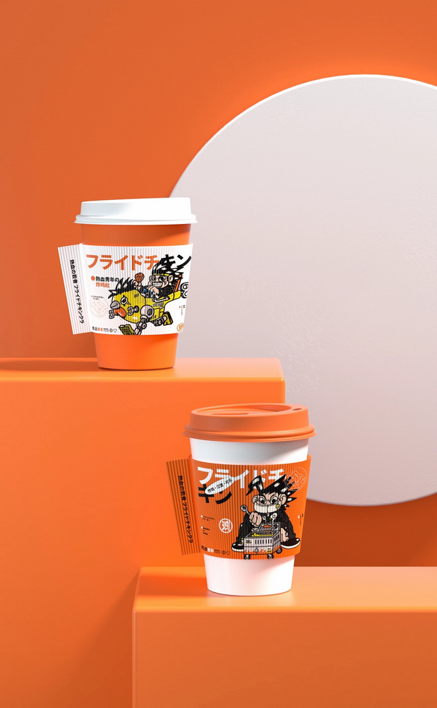 vi 炸鸡 汉堡品牌设计