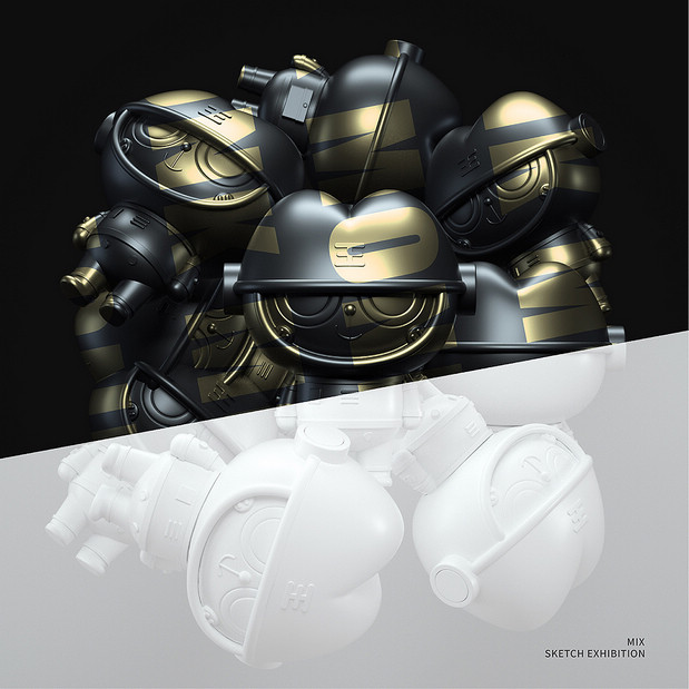 3D吉祥物：MONK萌克 卡通形象