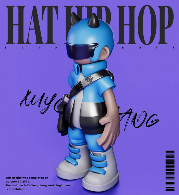 3D吉祥物：潮流IP帽子嘻哈HAT HIP HOP