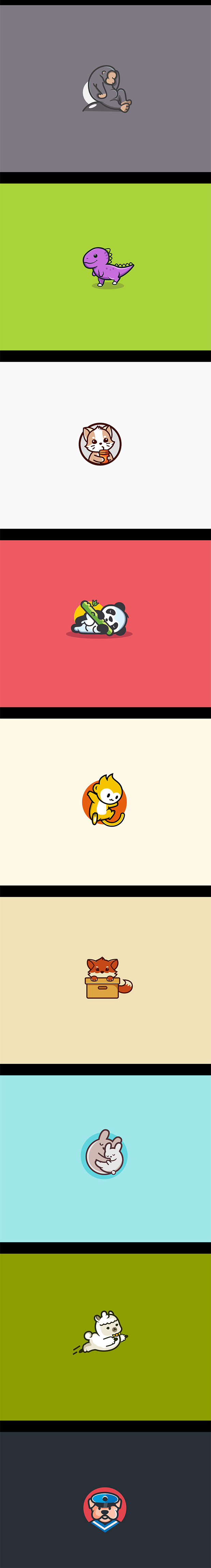 Vector mascots logoⅡ