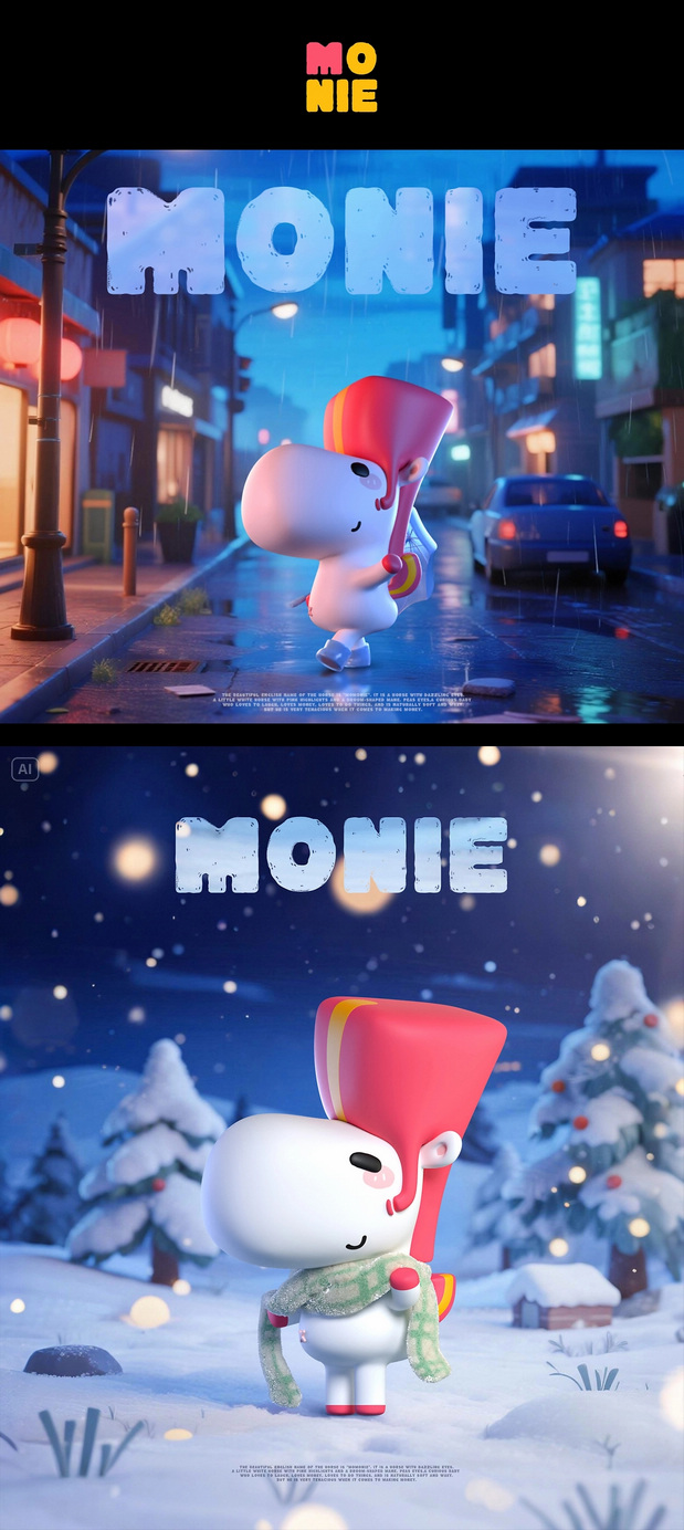 马年IP形象设计《马美丽Monie》