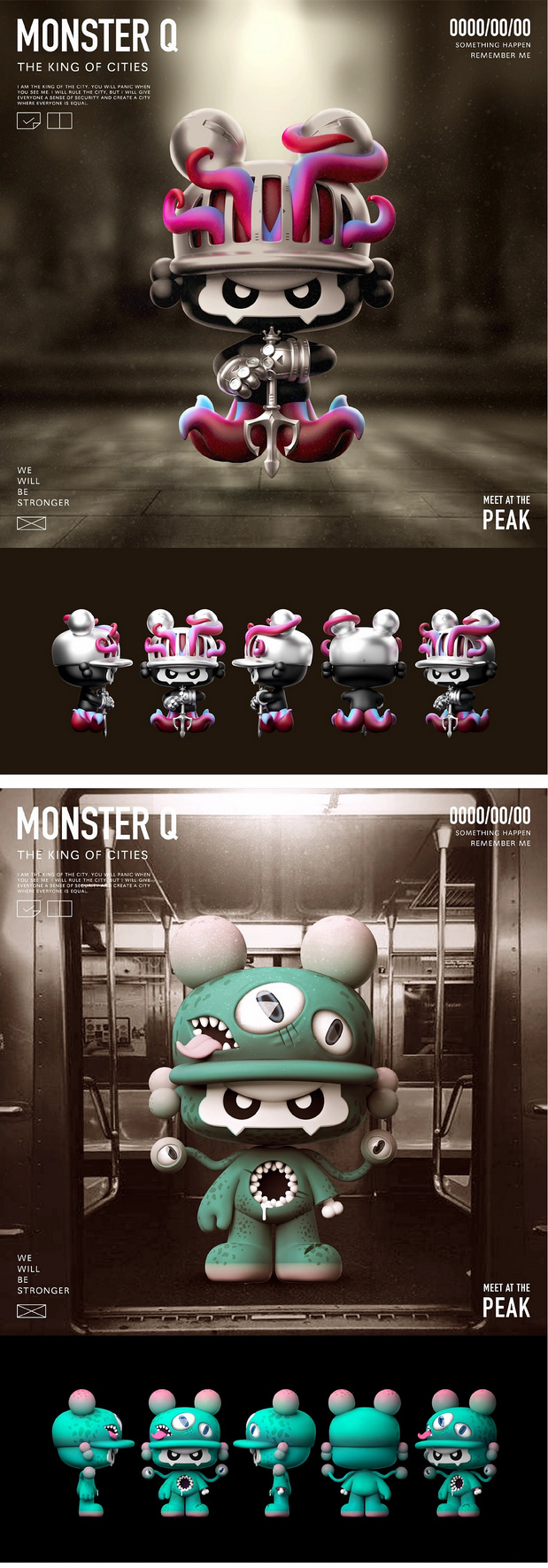 MONSTER Q卡通形象IP设计