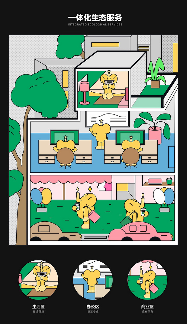 华润万象生活IP设计-听听象