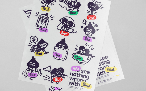 Bluf VPN服务提供商品牌形象