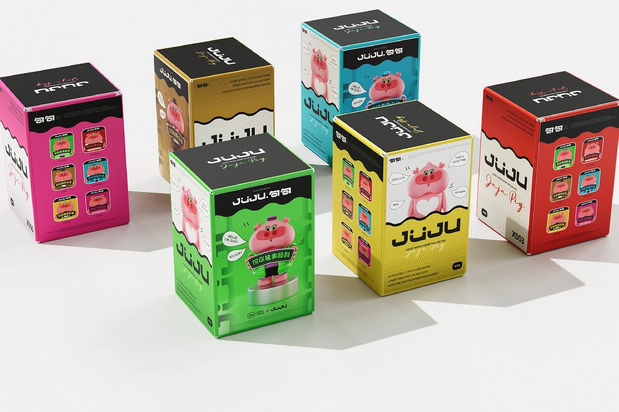 句句猪IP设计丨做个juju