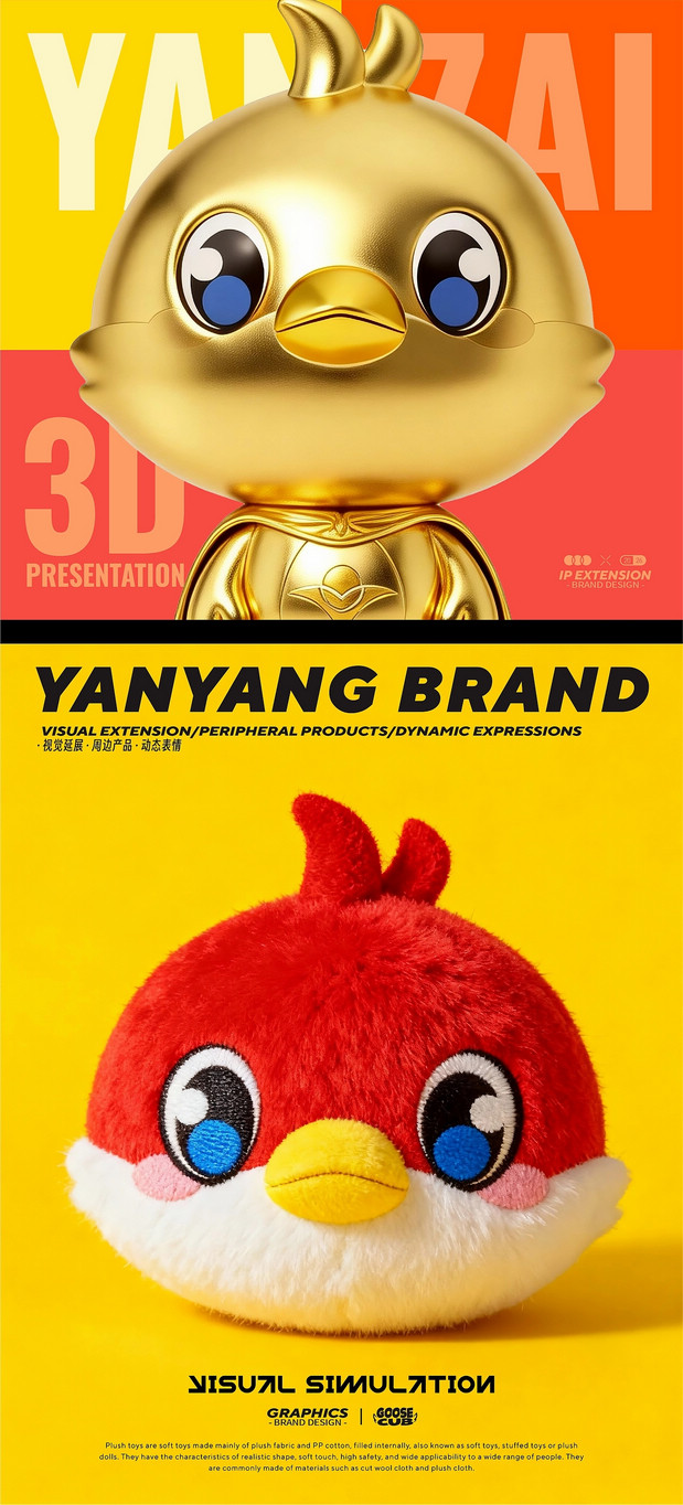 雁扬科技吉祥物|金融行业IP