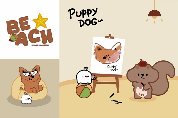 《puppy dog泡泡狗》品牌设计