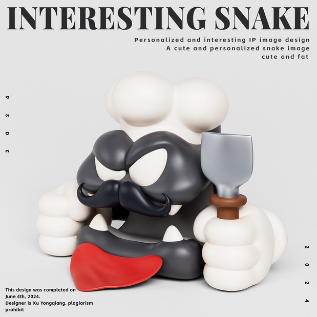 蛇形象IP设计Interesting Snake