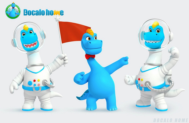 3D吉祥物：恐龙多彩IP第二弹