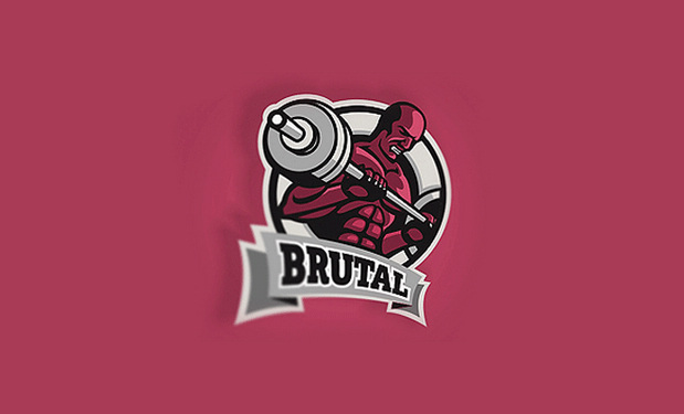 健美健身标志LOGO设计